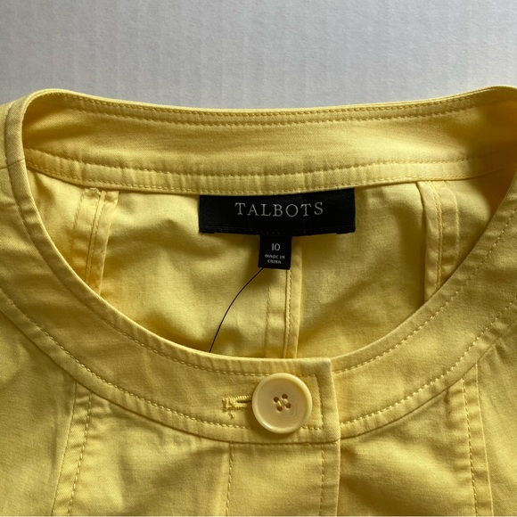 NWT TALBOTS Women’s Top, Suit Top or Light Overcoat Size 10 - Picture 7 of 10